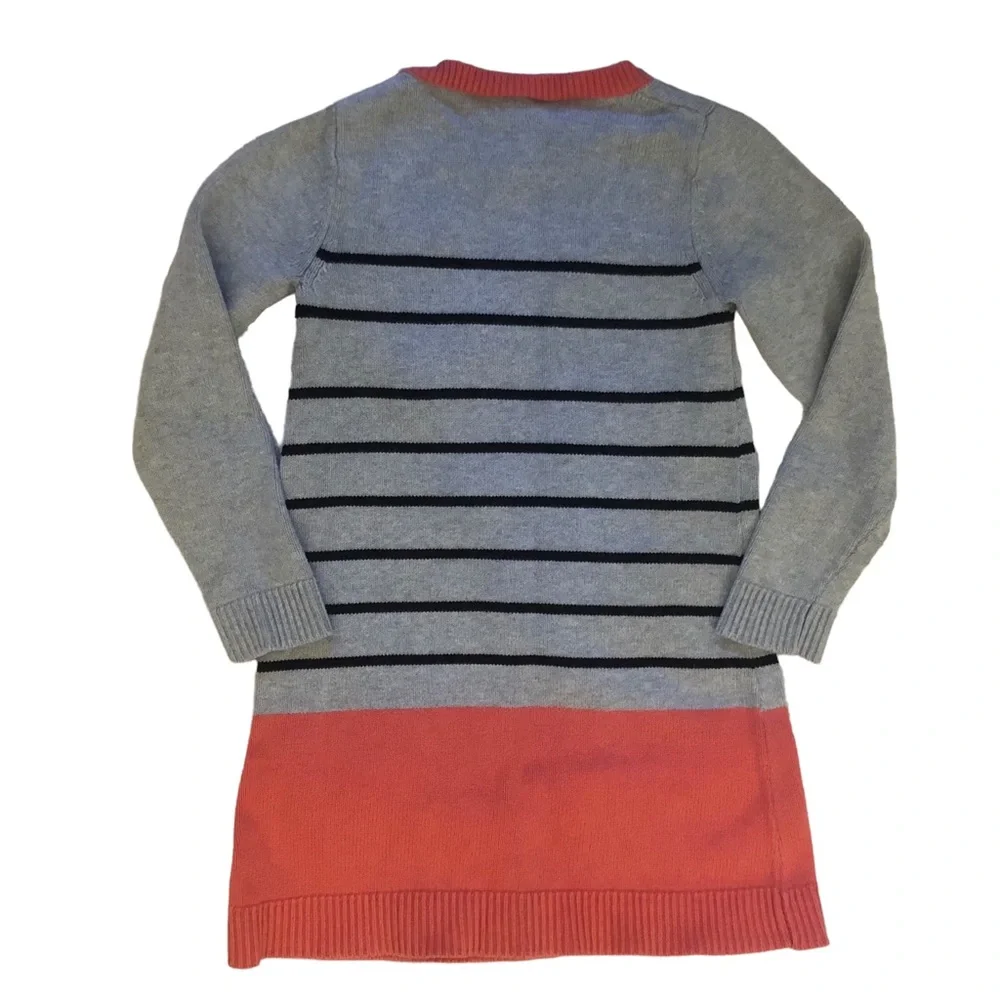 Gymboree Gray Striped Kitty Dress size 6